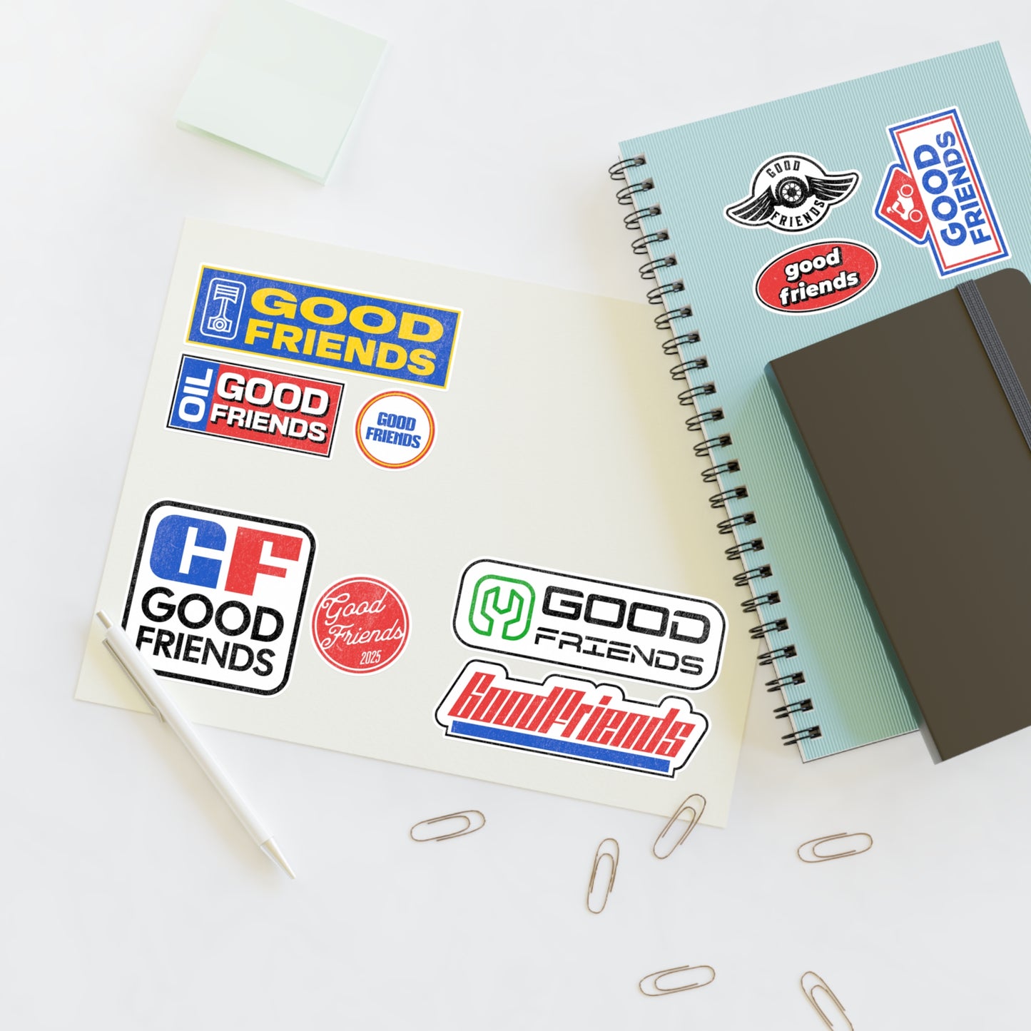 GOODFRIENDS Automotive Logo Sticker Sheets