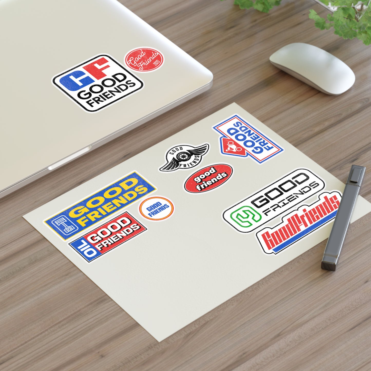 GOODFRIENDS Automotive Logo Sticker Sheets