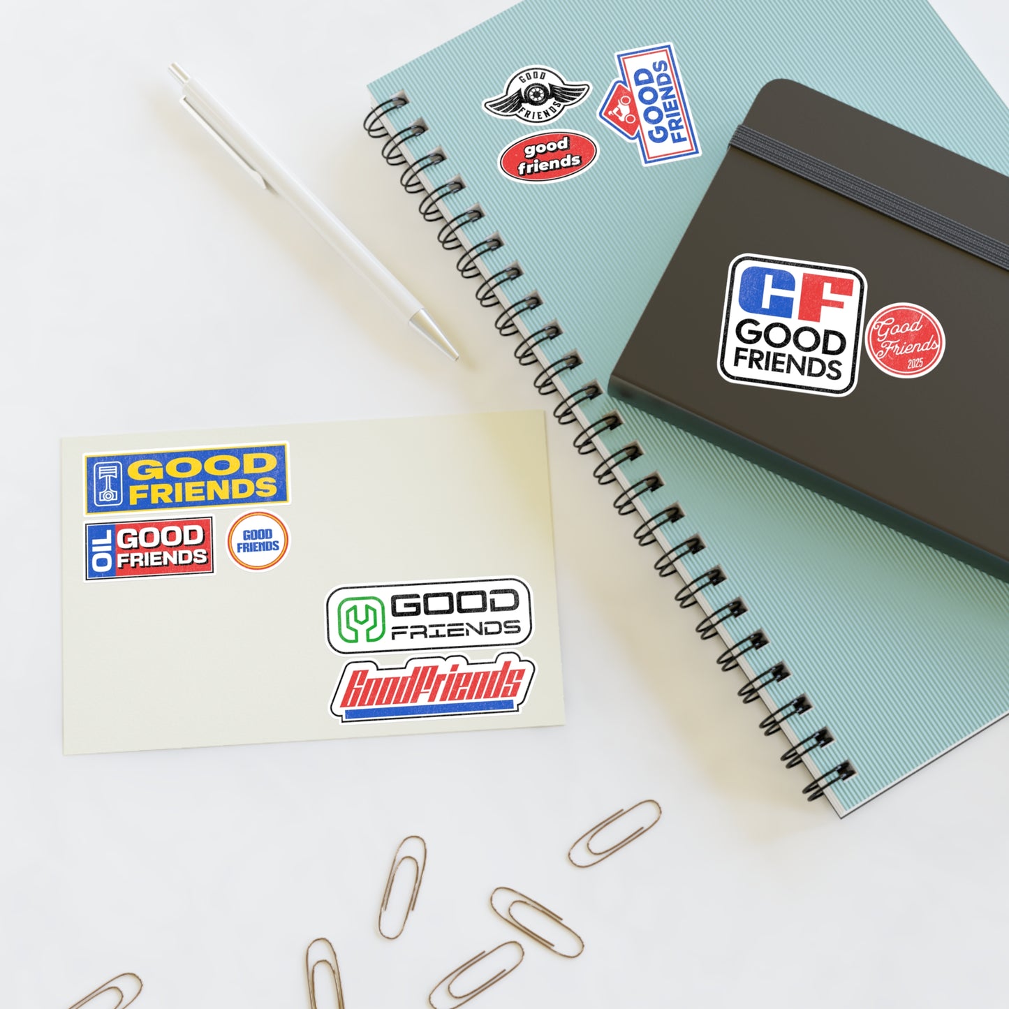 GOODFRIENDS Automotive Logo Sticker Sheets