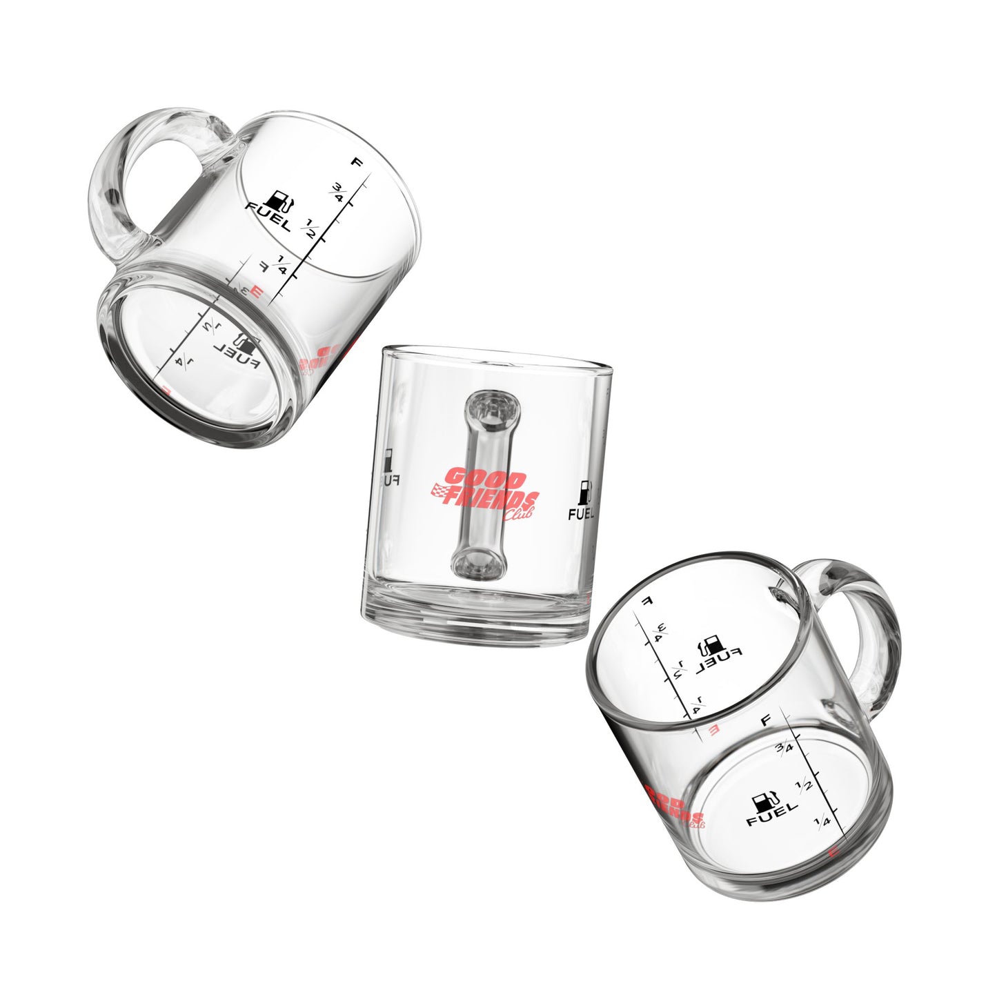 Speedway Glass Coffee Mug